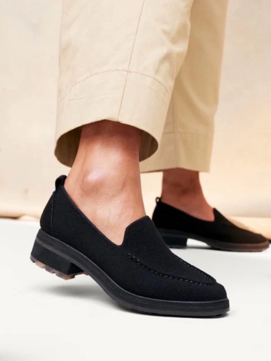 Rothy's Shoes - Rothy’s The Lug Loafer | Onyx Black